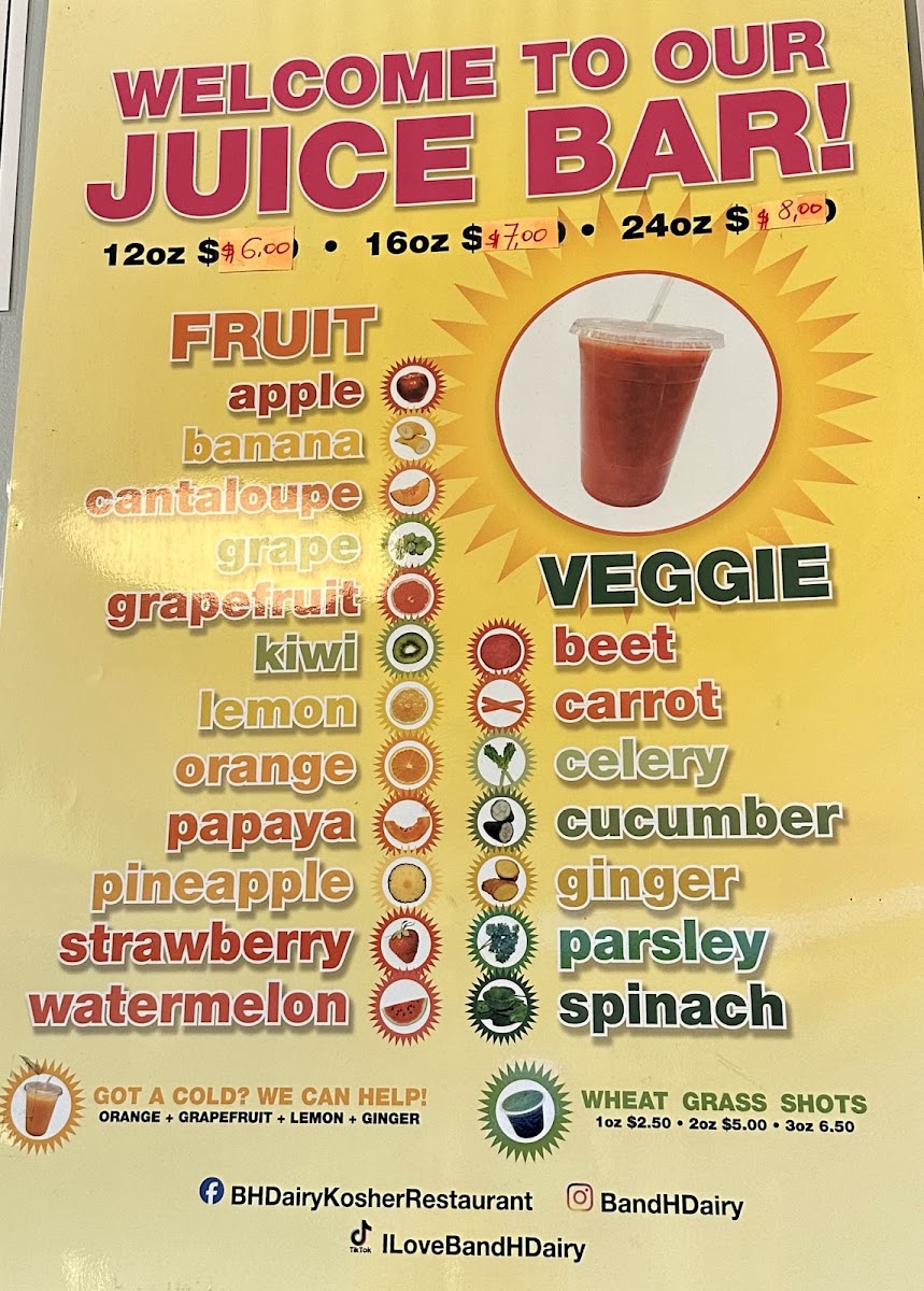 B&H Dairy Menu - Image 4